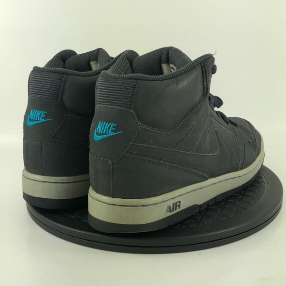 Nike Air Prestige 3 Gray/Blue Athletic High Top Shoes 407036-040 Men's Size 10 - Picture 5 of 12